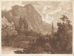 Egy második rajz ugyanabból a foltból alkotó: Alexander Cozens and William Pether