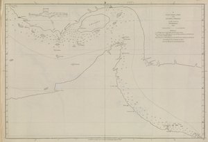Plans of Ports, Dalrymple, Alexander published in 1791 ID Number 41167-2001 A Perzsa-öböl egy részének síkbeli térképe, részben javítva Edward Harvey hadnagy által 1778-ban.