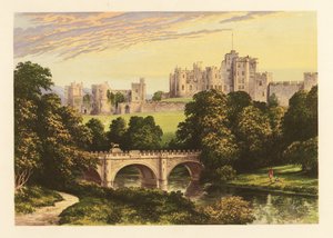 Alnwick kastély, Northumberland, Anglia.