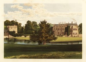 Broughton Castle, Oxfordshire, Anglia. alkotó: Alexander Francis (after) Lydon