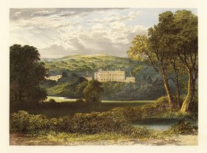 Denton Hall, Yorkshire, Anglia. alkotó: Alexander Francis (after) Lydon