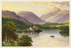 Skót Loch Scenery: Loch Awe (színes litográfia) alkotó: Alexander Francis (after) Lydon