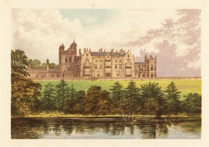 Worsley New Hall, Lancashire, Anglia. alkotó: Alexander Francis (after) Lydon
