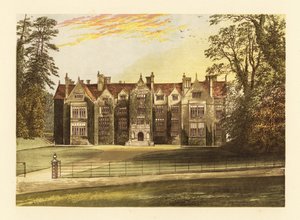 Wroxton Abbey, Oxfordshire, Anglia. alkotó: Alexander Francis (after) Lydon