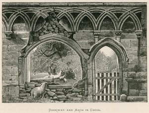 Bolton Priory, Doorway and Arch in Choir alkotó: Alexander Francis Lydon
