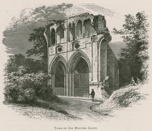 Dryburgh-i apátság, Sir Walter Scott sírja alkotó: Alexander Francis Lydon