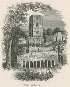 Fountains Abbey, Délről alkotó: Alexander Francis Lydon