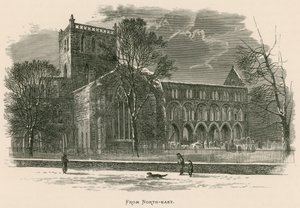 Jedburgh Abbey, északkeletről alkotó: Alexander Francis Lydon