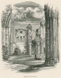 Melrose Abbey, North Transept alkotó: Alexander Francis Lydon