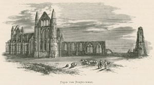 Whitby apátság, Északnyugatról alkotó: Alexander Francis Lydon