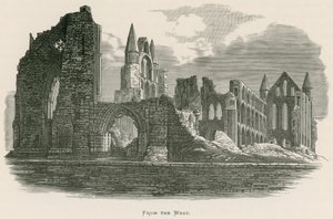 Whitby apátság, nyugatról alkotó: Alexander Francis Lydon