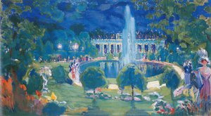 Szökőkutak, c. 1908. alkotó: Alexander Fyodorovich Gaush