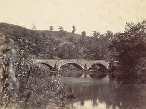 Antietam Bridge, On the Sharpsburg and Boonsboro Turnpike, No. 1, 1862 September, 1862. alkotó: Alexander Gardner