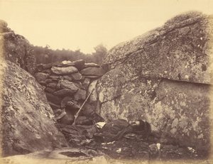 Egy lázadó éleslövész otthona, Gettysburg