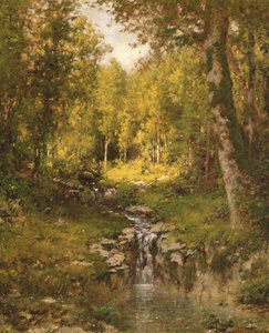 Medence az erdőben, 1880