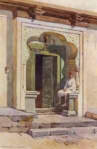 Egy ajtó, Poona alkotó: Alexander Henry Hallam Murray