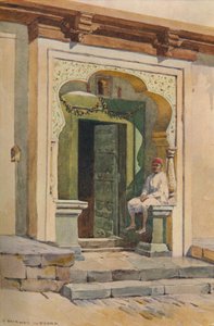 A Doorway, Poona, c1880, 1905. alkotó: Alexander Henry Hallam Murray