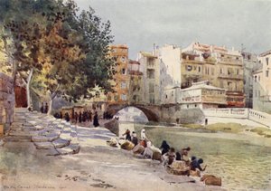Narbonne, "A két tenger csatornája" (színes litó) alkotó: Alexander Henry Hallam Murray