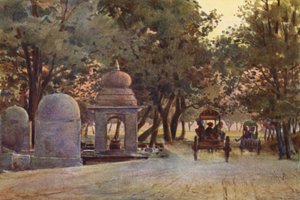 Visszatérve a Melából, Allahabadból alkotó: Alexander Henry Hallam Murray