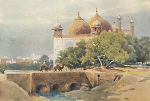A Jumma Musjid, Agra, 1880, 1905. alkotó: Alexander Henry Hallam Murray