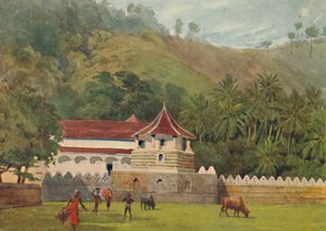 A fog temploma, Kandy – külső, 1880 1905. alkotó: Alexander Henry Hallam Murray