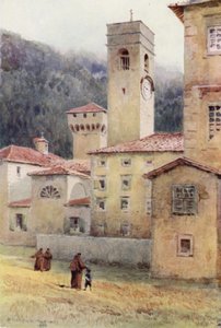 Vallombrosa, Abbey (színes litho) alkotó: Alexander Henry Hallam Murray