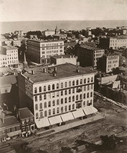 Kilátás kelet-délkeletre a chicagói bíróság kupolájából