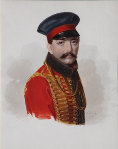 Alekszandr Fjodorovics Galitzine-Prozorovszkij herceg portréja 1810-1898, 1840