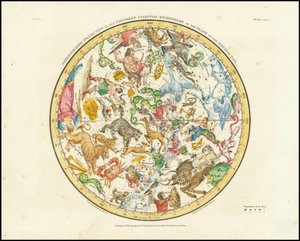 1822 - Alexander Jamieson - Az északi égi félteke sztereográfiai vetülete