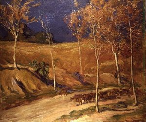 Szarvasmarha egy völgyben alkotó: Alexander Jamieson