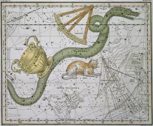 Hydra, az 1822-ben kiadott "A Celestial Atlas"-ból.