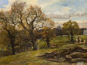 Cadzow-erdő, 1860 körül (olaj, vászon)