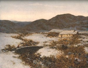 Téli alkony, c1904, c1930. alkotó: Alexander Kellock Brown