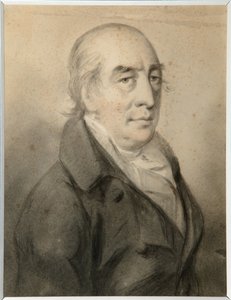 Grigorij Alekszejevics Scserbatov gróf portréja (1735-1810) - Molinari, Alexander (1772-1831) - Szangvinikus, fekete-fehér kréta papíron - 29,8x23 - Tatár Köztársaság Állami Művészeti Múzeuma, Kazan