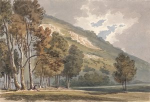 Táj Boxhillben, Surreyben alkotó: Alexander Monro