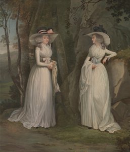 Eleanor és Margaret Ross, 1785 és 1790 között. alkotó: Alexander Nasmyth