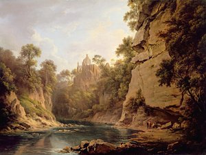 Hawthornden kastély, Edinburgh közelében, 1820-22 körül