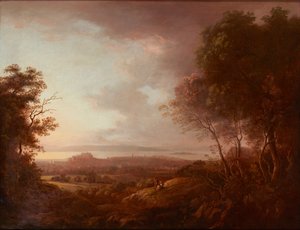 Edinburgh kilátása a Blackford Hillről (vásznon) alkotó: Alexander Nasmyth