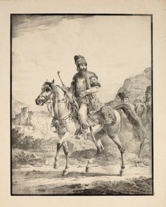 Perzsa lóháton, 1820