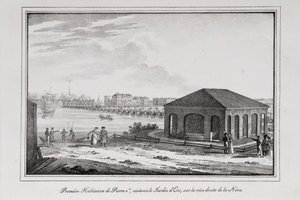 Nagy Péter kabinja sorozat Szentpétervár látképe, 1820-as évek