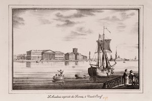 A Tudományos Akadémia sorozata Szentpétervár látképe, 1820-as évek