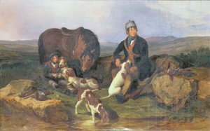 Nyírfajd-lövés, 1848 alkotó: Alexander Rolfe
