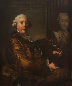 Autoportré – Önarckép, készítette: Roslin, Alexander (Alexandre) (1718-1793). Olajfestmény. Mérete: 100x85 cm. Nemzeti Múzeum Stockholm alkotó: Alexander Roslin