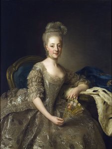 Hedwige-Elisabeth-Charlotte de Schleswig-Holstein-Gottorp - Hedwig Elisabeth Charlotte of Holstein Gottorp portréja (1759-1818) - Peinture de Alexander (Alexandre) Roslin (1718-1793) alkotó: Alexander Roslin