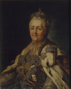 II. Katalin császárné portréja 1729-1796 alkotó: Alexander Roslin
