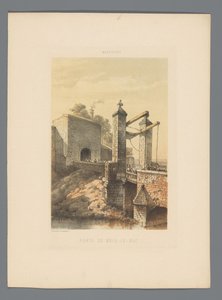 Bosch kapu Maastrichtban Porte de Bois-le-duc (cím az objektumon) Monuments de Maastricht (sorozat címe)