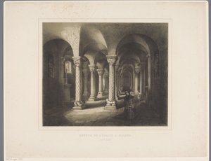 Rolduc apátsági templom kriptája Crypt de l
