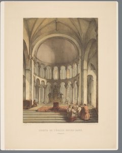 Beltéri van Onze-Lieve-Vrouwe-Basiliek te Maastricht A Notre-Dame templom kórusa, Maestricht (cím a tárgyon) Ókori építészeti emlékművek a 11. századtól a tizenharmadik századig Limburgban (sorozat címe)
