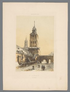 Szent Servatius-bazilika Maastrichtban St Servais (Côté Nord) (cím a tárgyon) Monuments de Maastricht (sorozat címe)