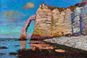 Étretat sziklái és boltíve alkotó: Alexander Shandor